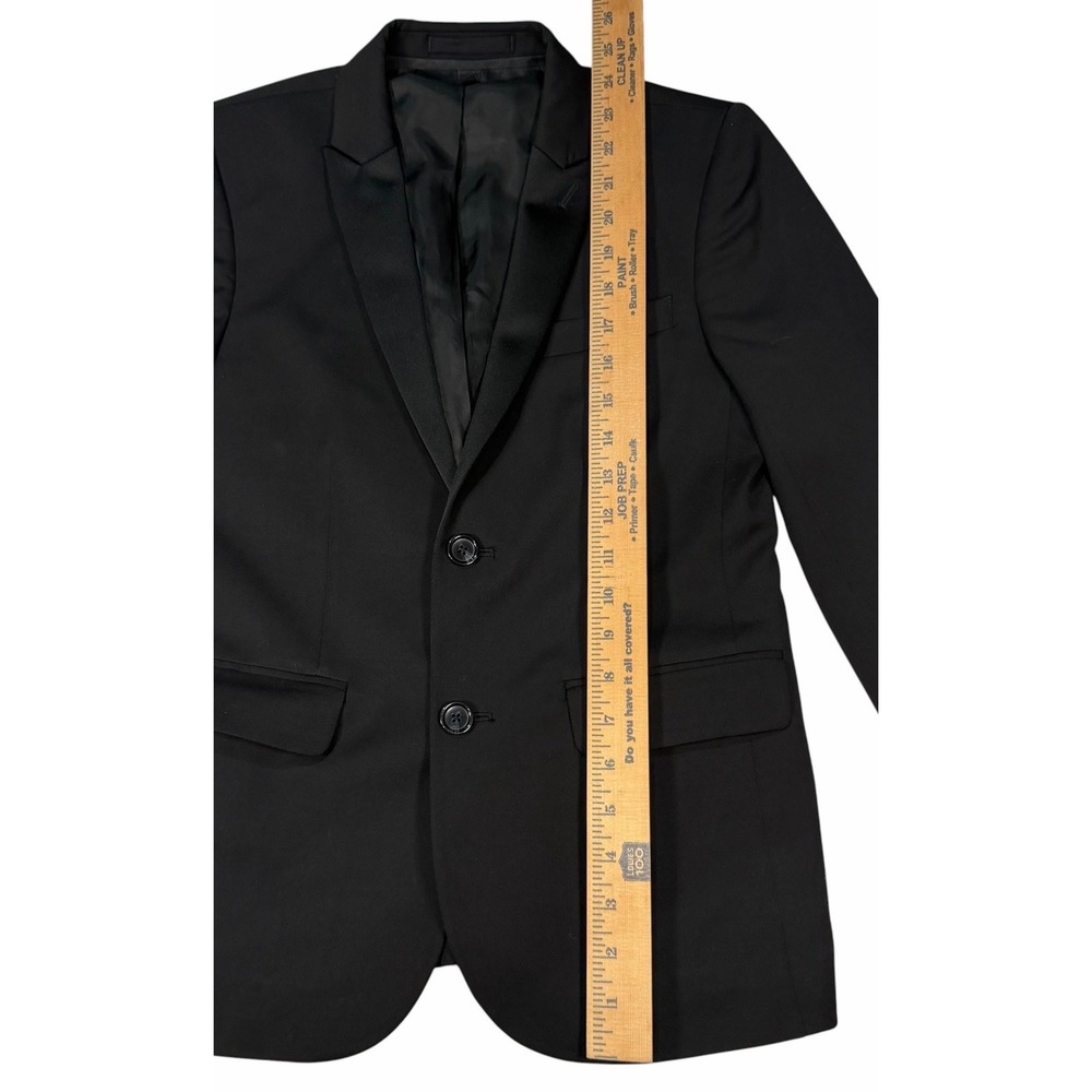 J.Crew Crewcuts Ludlow Boys Tuxedo Jacket$298 Italian Wool #34245 Black Size 12 - Picture 4 of 15